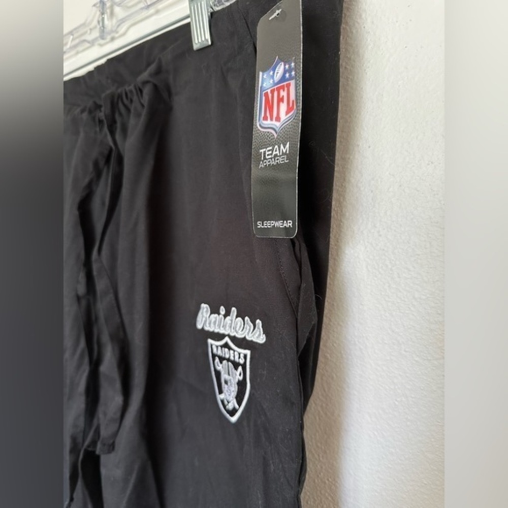 Raiders NFL Scrub Pants‎ Sleepwear Size L NWT